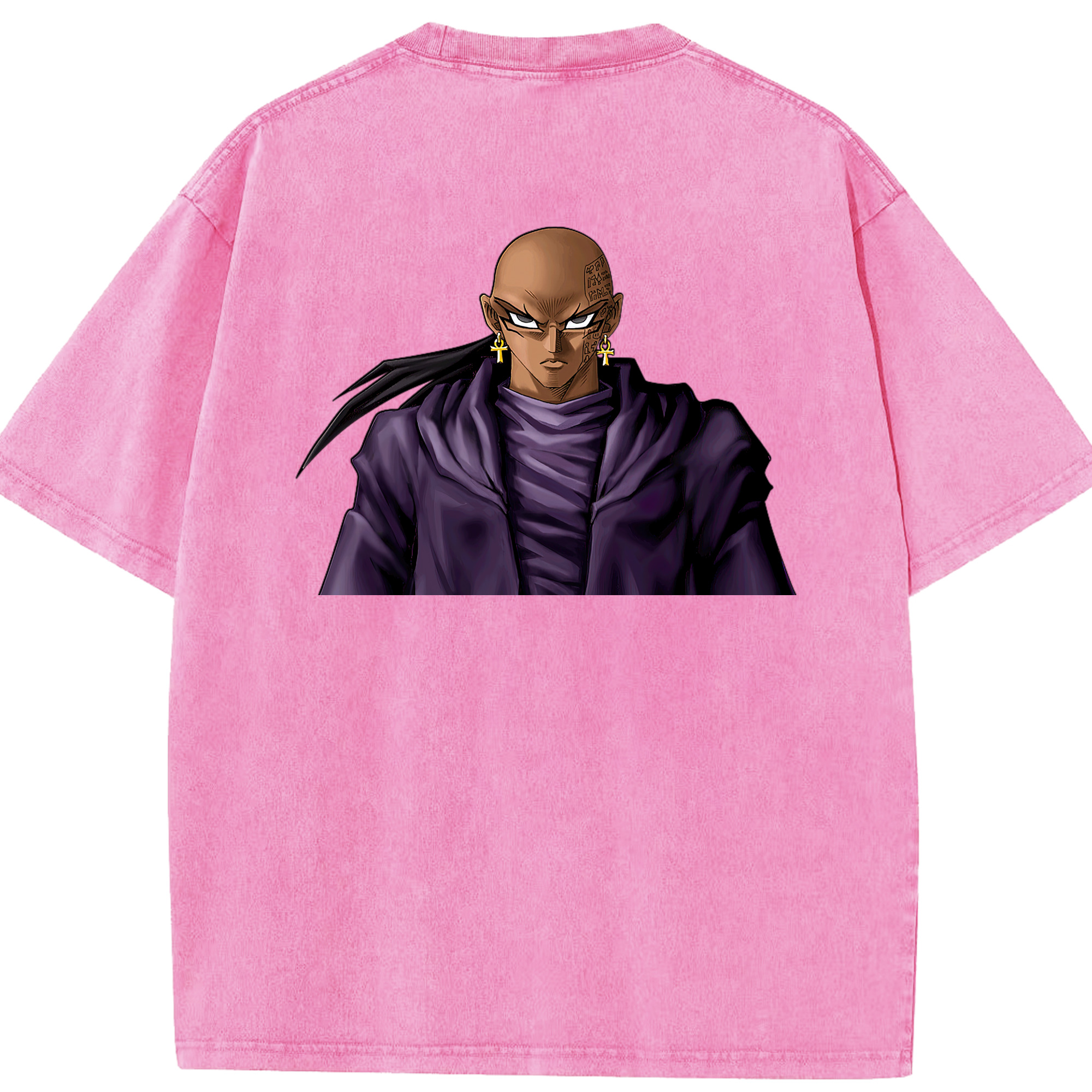 （画像用） 遊☆戯☆王 Yu-Gi-Oh! 綿100% ヴィンテージ風 半袖Tシャツ（背面プリント）
